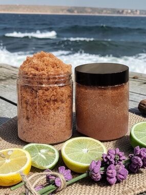 Fresh Tides exfoliation Pink Himalayan salt scrub Orchid & Vine